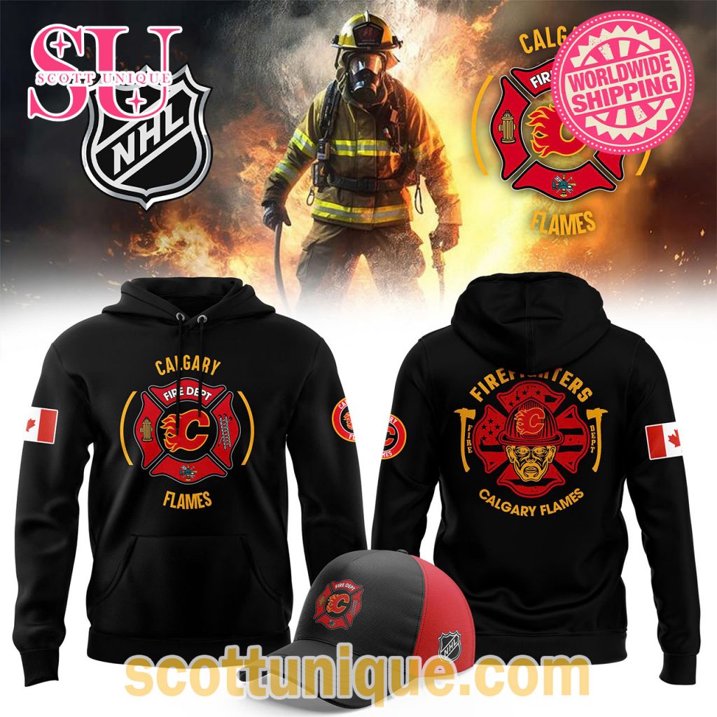 Calgary Flames x Firefighter Appreciation Night 2025 Hoodie Calgary Flames x Firefighter Appreciation Night 2025 Hoodie