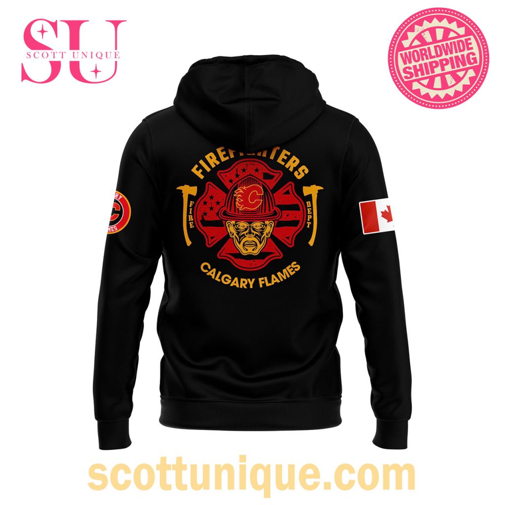Calgary Flames x Firefighter Appreciation Night 2025 Hoodie1 Calgary Flames x Firefighter Appreciation Night 2025 Hoodie1