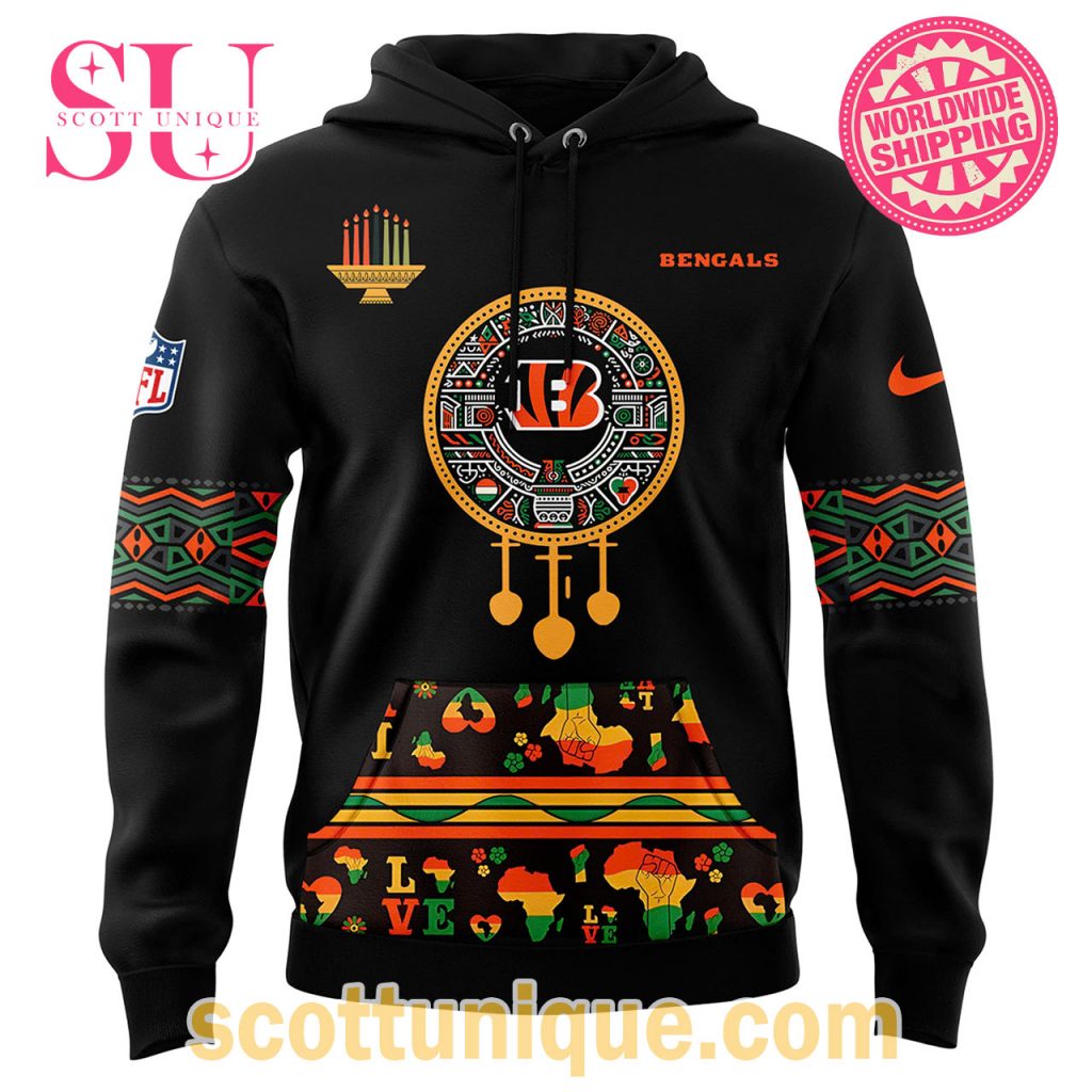 Cincinnati Bengals x Happy Kwanzaa Collab Premium Hoodie2 Cincinnati Bengals x Happy Kwanzaa Collab Premium Hoodie2