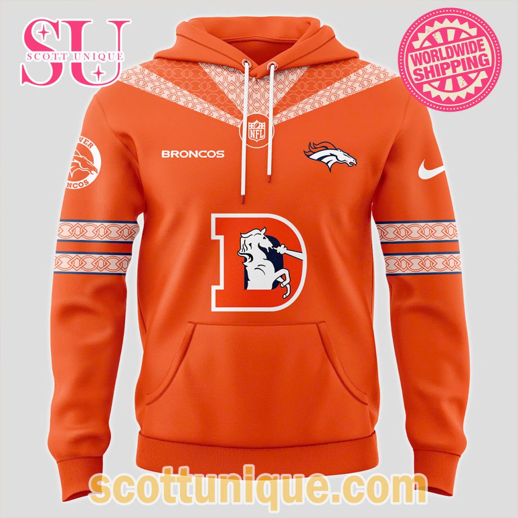 Denver Broncos We're In! Orange Hoodie1