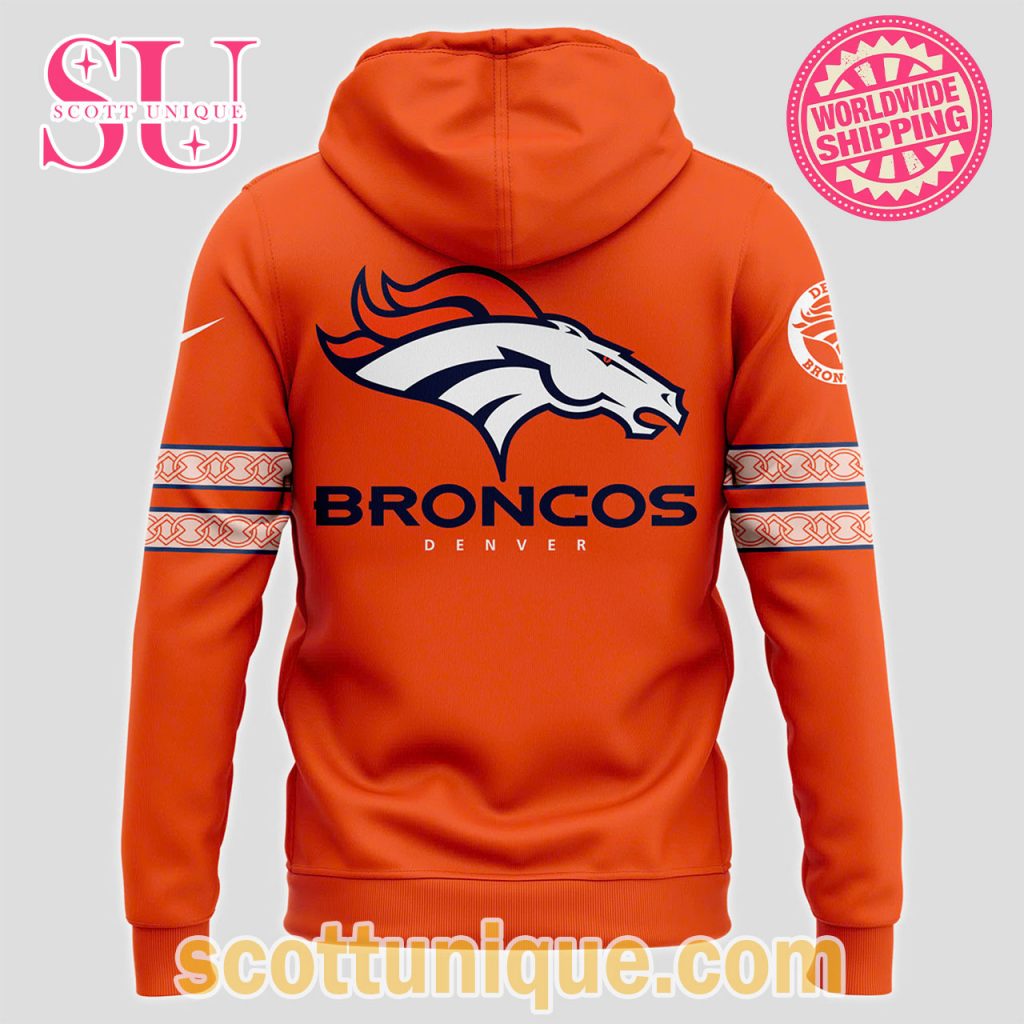Denver Broncos We're In! Orange Hoodie2