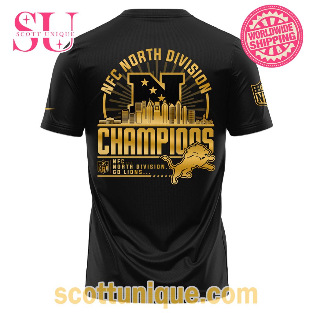 Detroit Lions NFC North Division Champions T Shirt1 Detroit Lions NFC North Division Champions T Shirt1