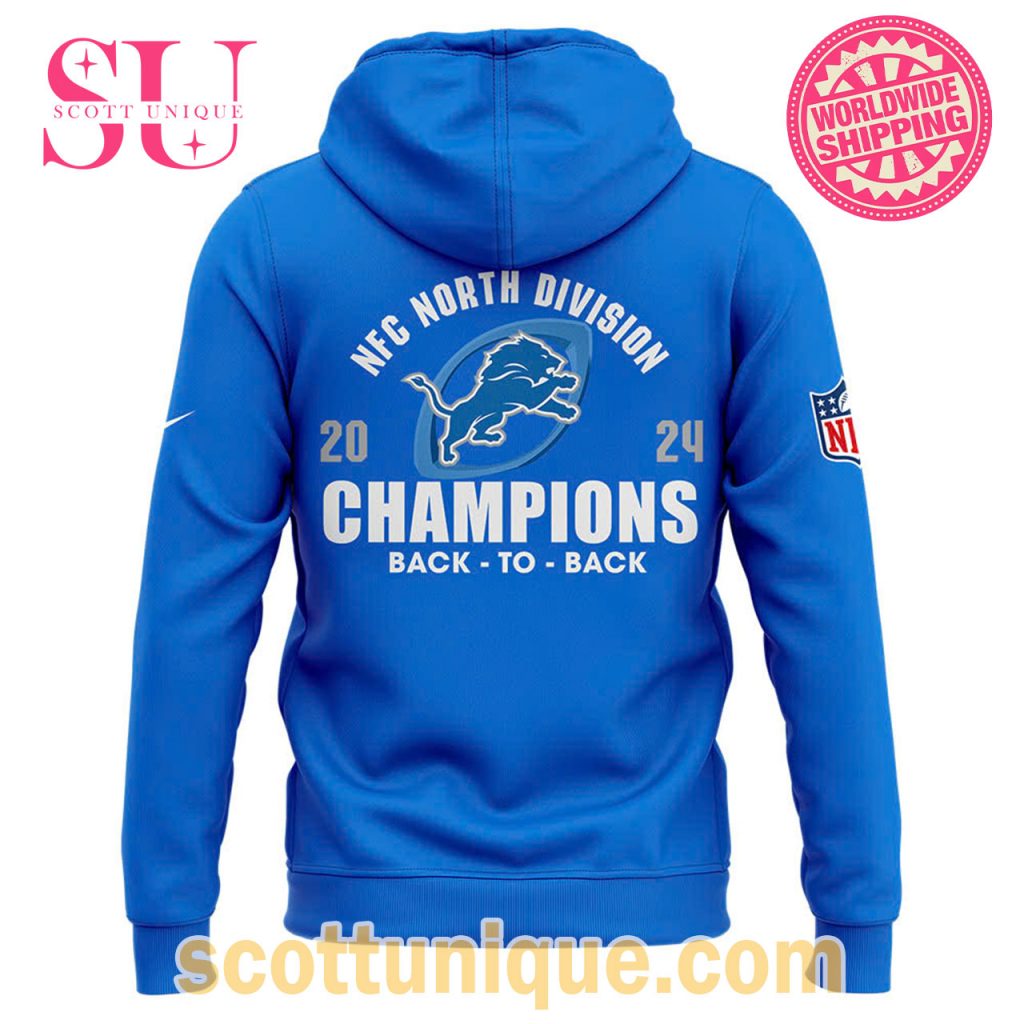 Detroit Lions Ready To Roll NFC North Champions 2024 Hoodie1 Detroit Lions Ready To Roll NFC North Champions 2024 Hoodie1