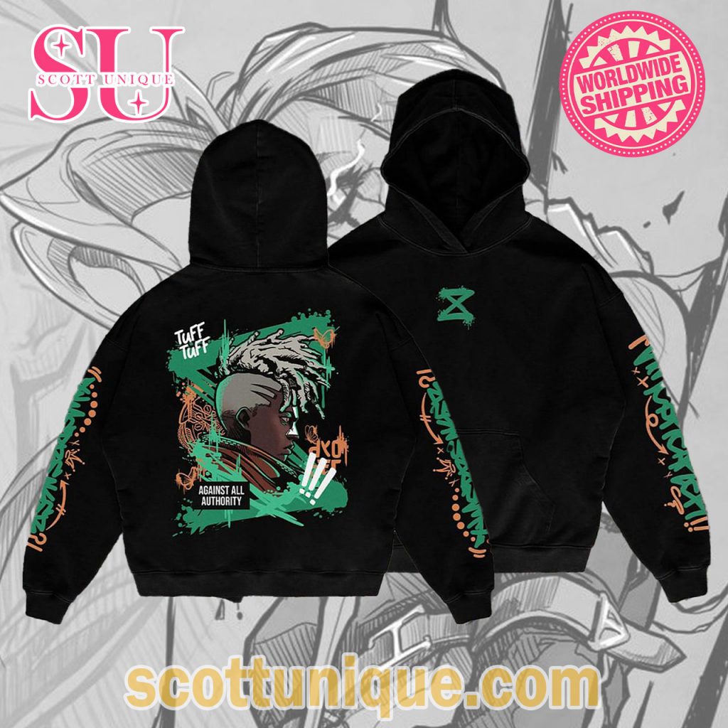 Ekko Arcane Tuff Tuff Premium Black Hoodie Ekko Arcane Tuff Tuff Premium Black Hoodie