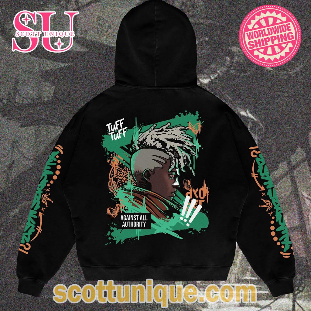 Ekko Arcane Tuff Tuff Premium Black Hoodie2 Ekko Arcane Tuff Tuff Premium Black Hoodie2