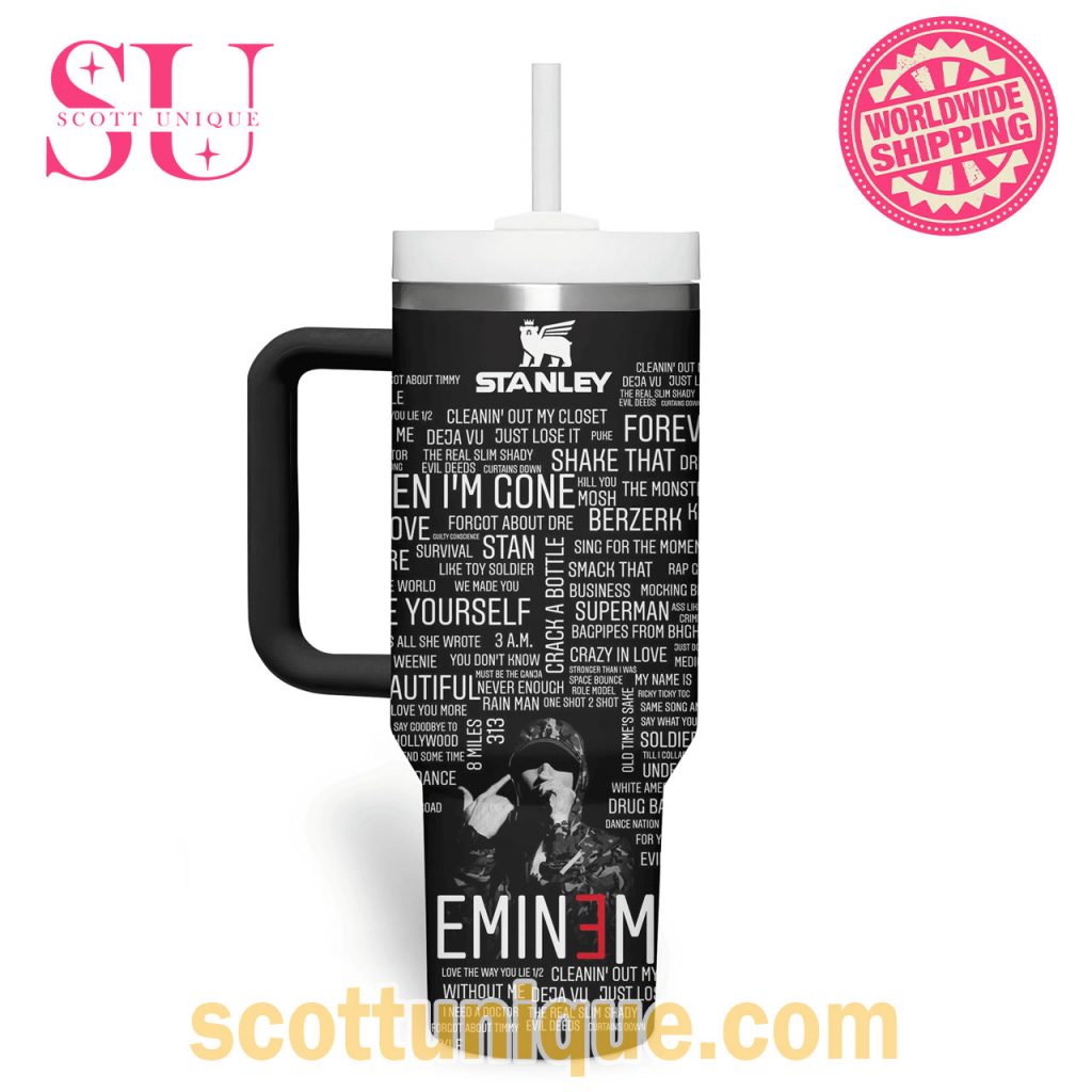 Eminem The Show Lyric 2025 Premium Stanley Tumbler2 Eminem The Show Lyric 2025 Premium Stanley Tumbler2
