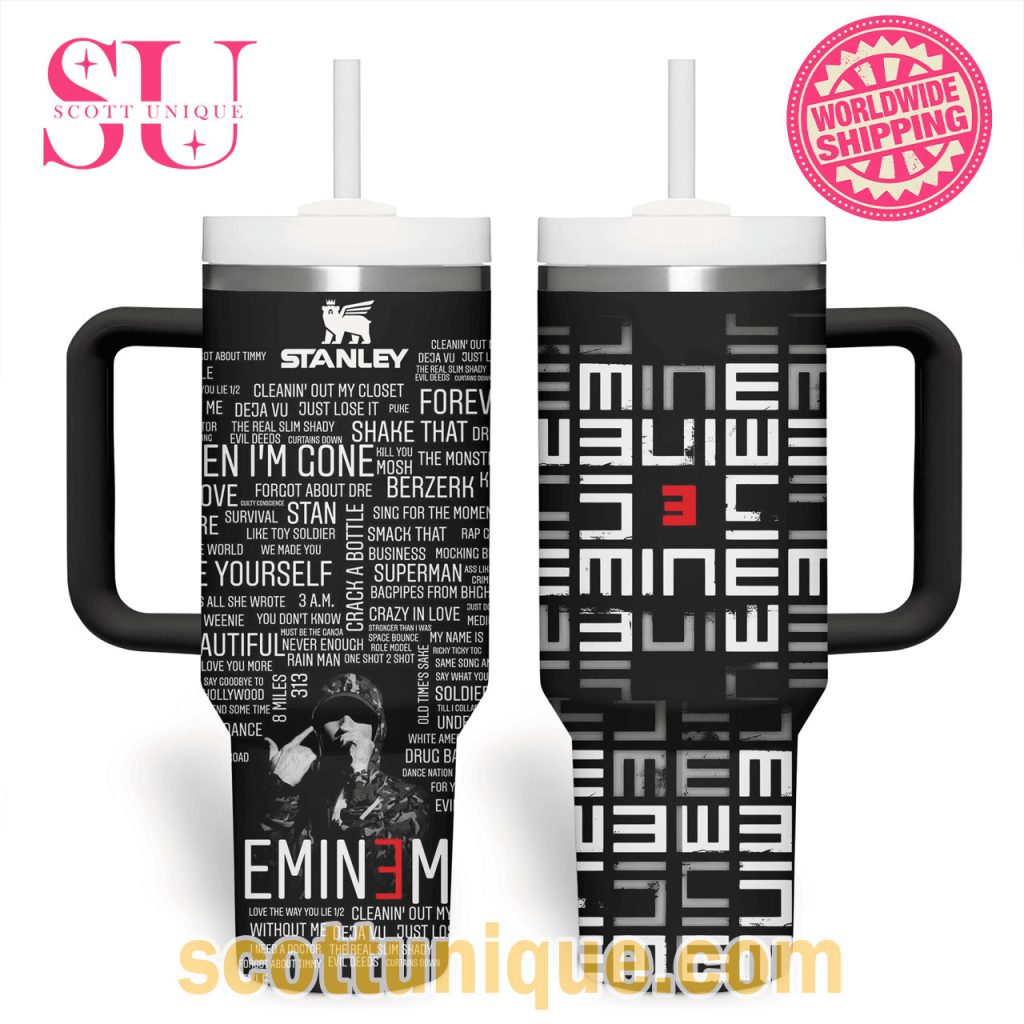 Eminem The Show Lyric 2025 Premium Stanley Tumbler3 Eminem The Show Lyric 2025 Premium Stanley Tumbler3
