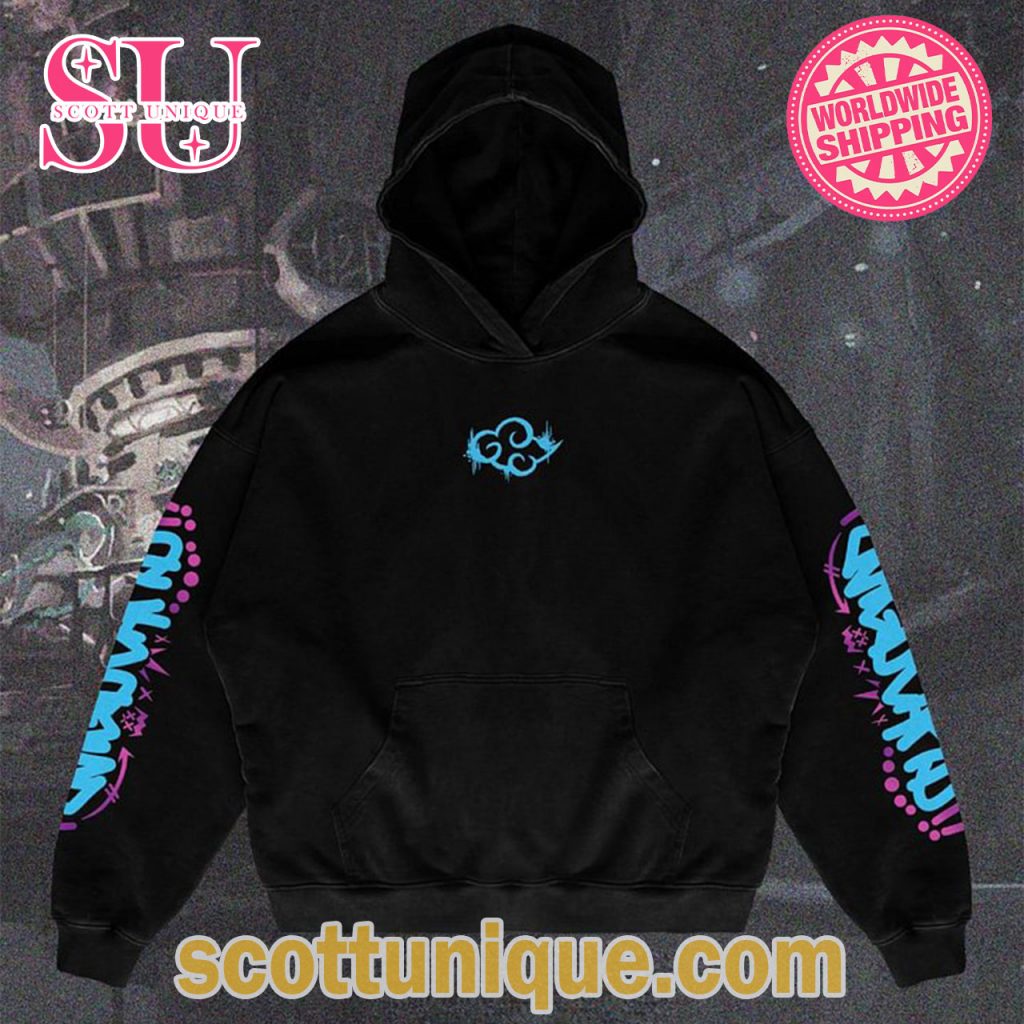 Jinx Arcane Against All Authority Black Hoodie Jinx Arcane Against All Authority Black Hoodie