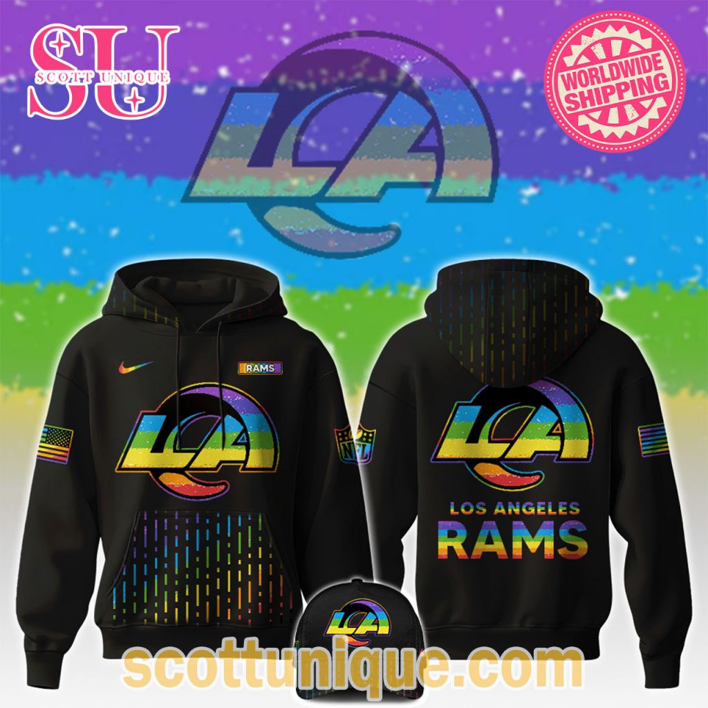 Los Angeles Rams NFL x Happy Pride Month 2025 Hoodie Los Angeles Rams NFL x Happy Pride Month 2025 Hoodie