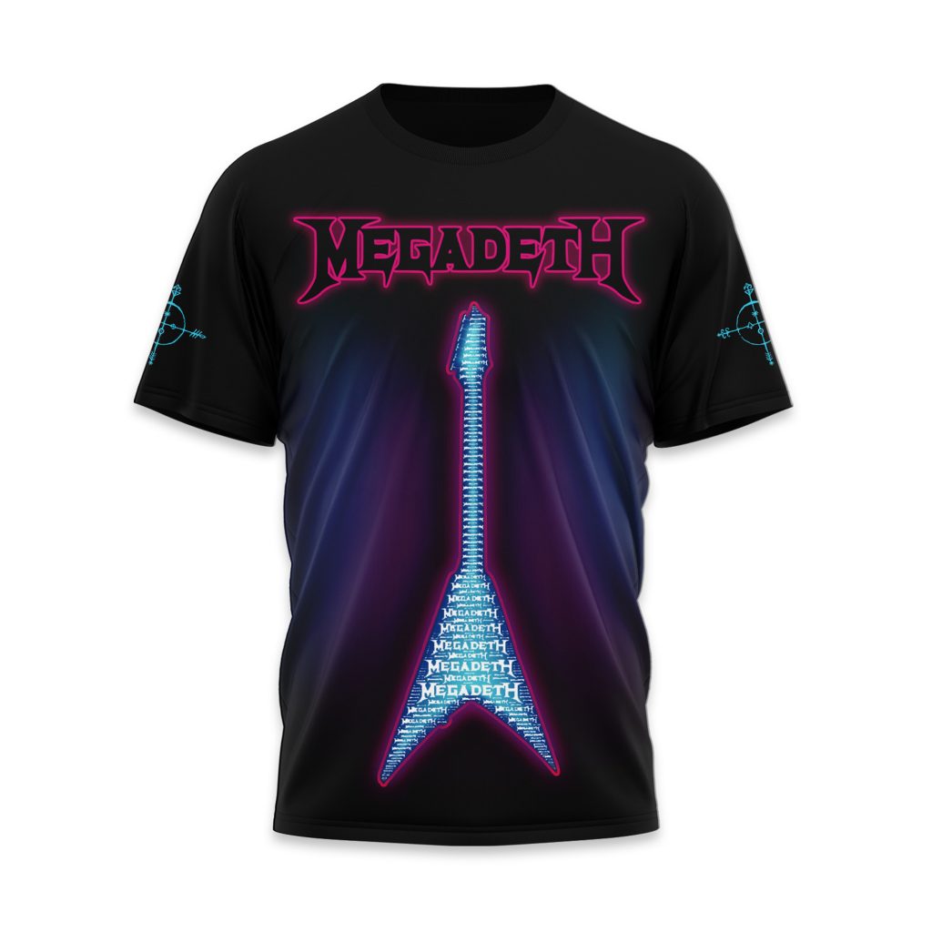 Megadeth Rock Band Cyber Army T Shirt1 Megadeth Rock Band Cyber Army T Shirt1
