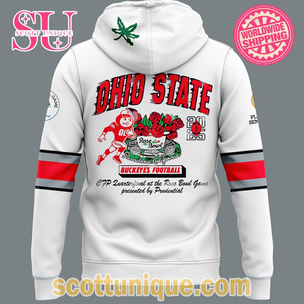 Ohio State Buckeyes Rose Bowl Game 2025 Hoodie2