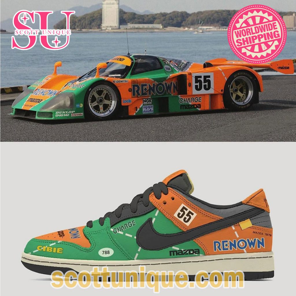 Renown 55 Mazda 787B Racing Motohelix Nike Dunk Shoes Renown 55 Mazda 787B Racing Motohelix Nike Dunk Shoes