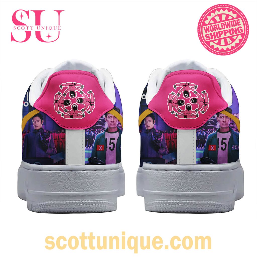 Squid Game 2 Art Limited Edition Nike Air Force 1 Shoes1 Squid Game 2 Art Limited Edition Nike Air Force 1 Shoes1
