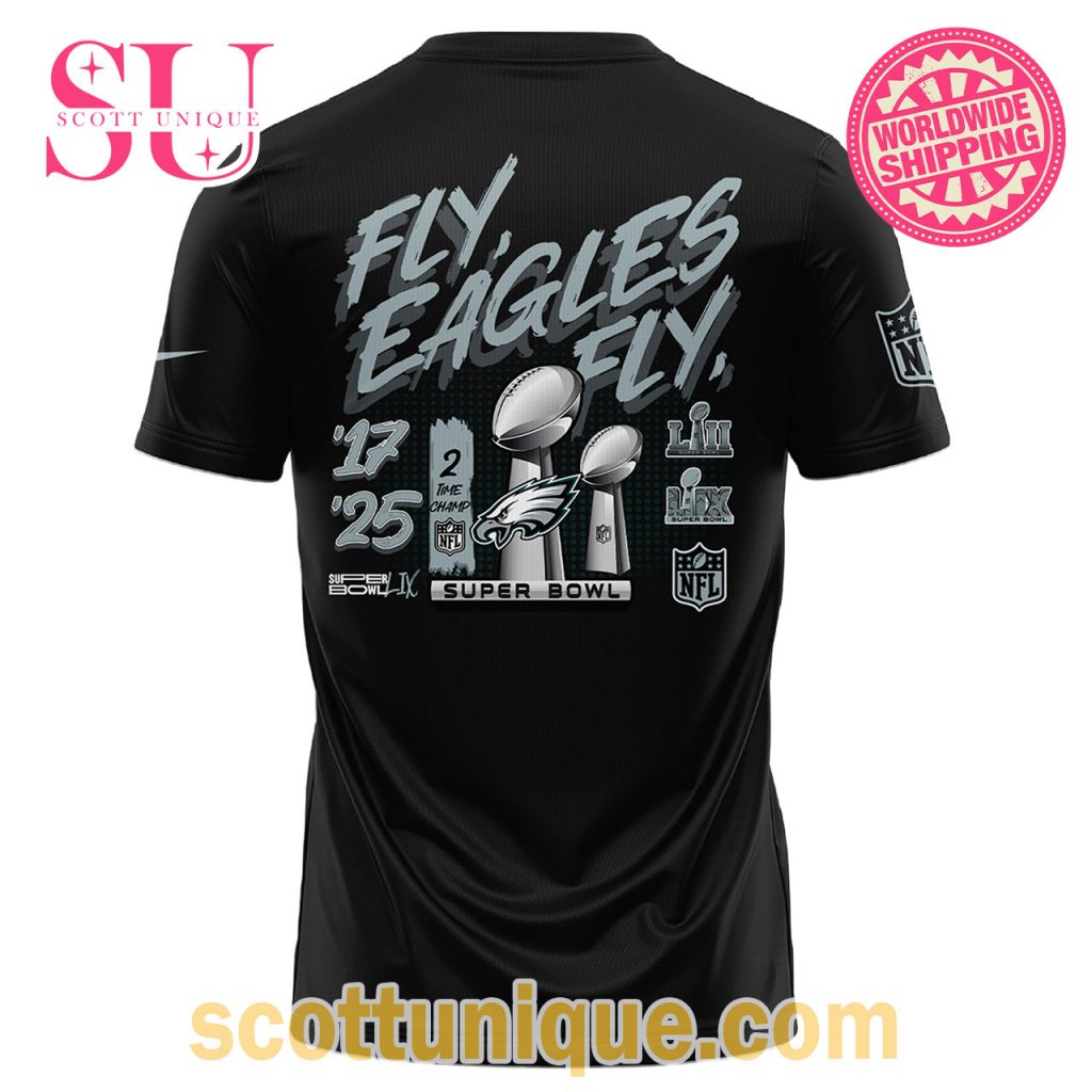 Philadelphia Eagles Nike Super Bowl LIX Champions 2025 T Shirt2 Philadelphia Eagles Nike Super Bowl LIX Champions 2025 T Shirt2