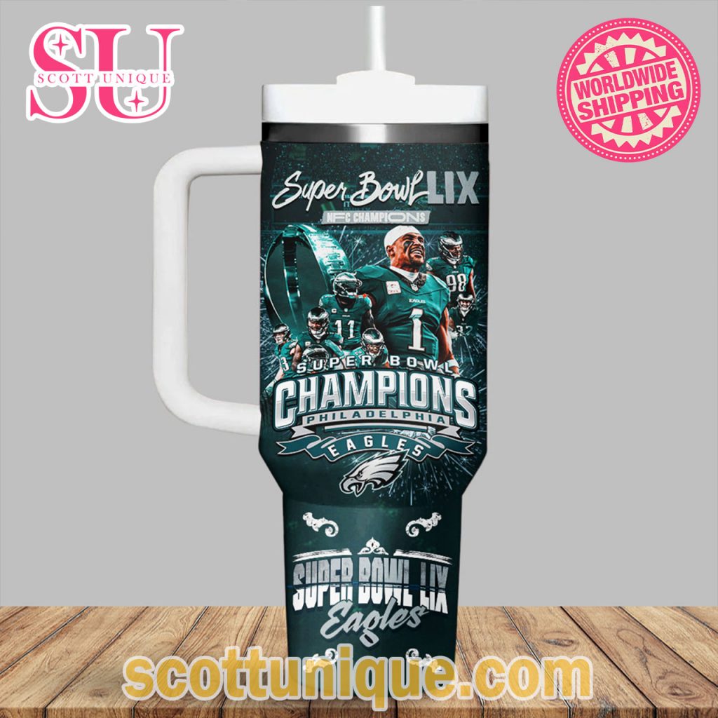 Philadelphia Eagles Signature Super Bowl LIX Champions 2025 Stanley Tumbler1 Philadelphia Eagles Signature Super Bowl LIX Champions 2025 Stanley Tumbler1