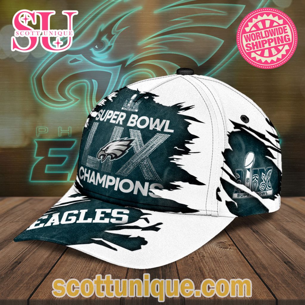 Philadelphia Eagles Super Bowl LIX Champions 2025 Cap Classic2