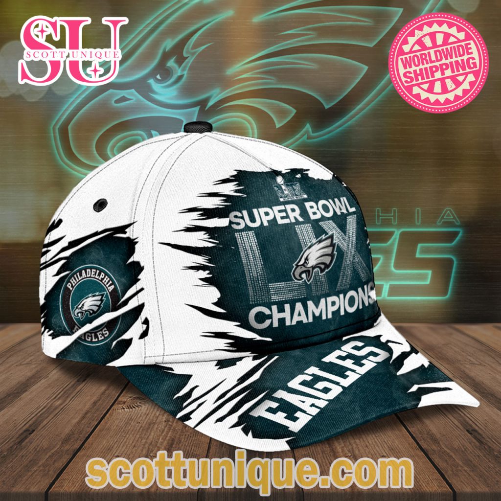 Philadelphia Eagles Super Bowl LIX Champions 2025 Cap Classic3