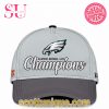 Super Bowl LIX Champs 2025 Philadelphia Eagles 2-Time Black Cap Classic