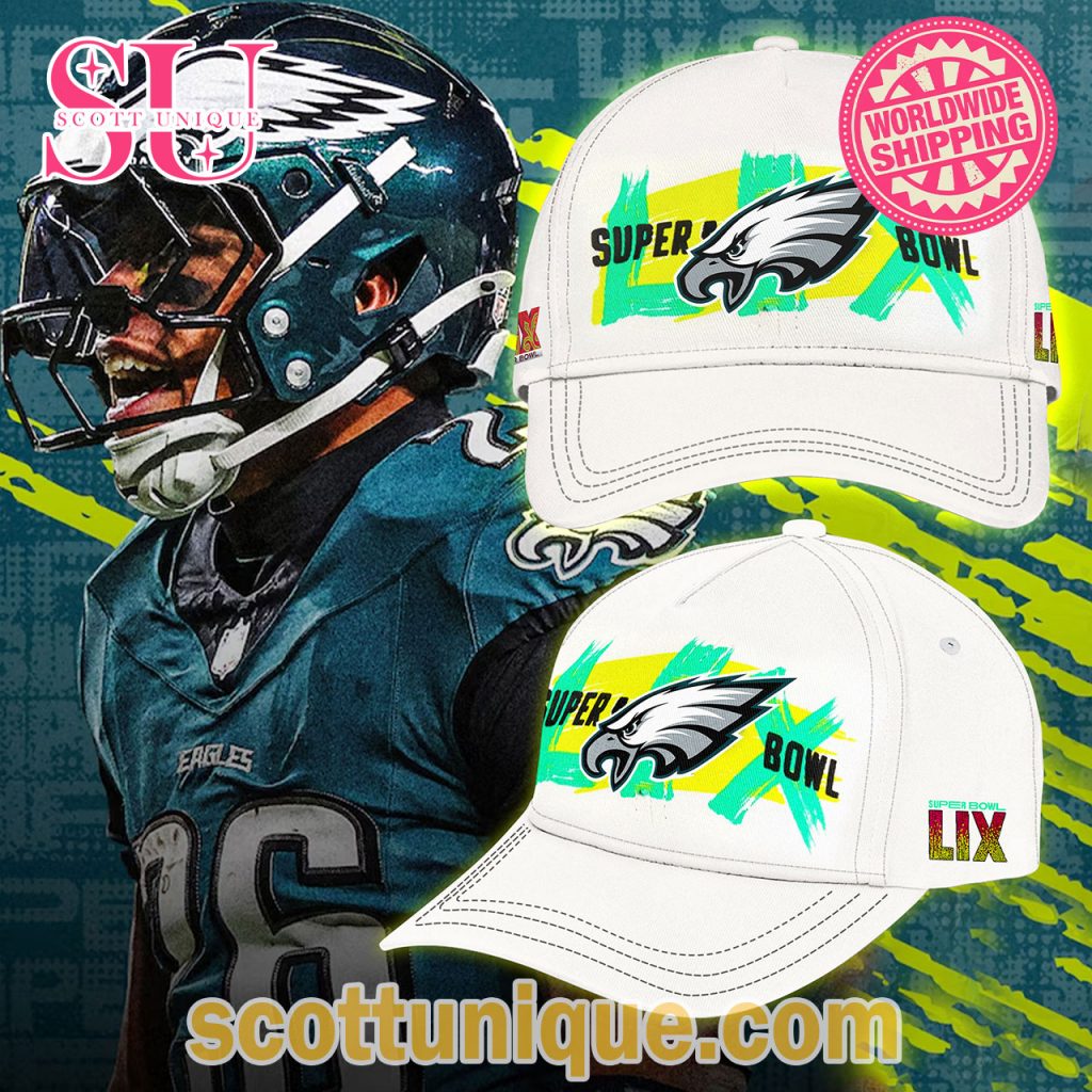 Philadelphia Eagles Super Bowl LIX Champions Hat Cap Classic Philadelphia Eagles Super Bowl LIX Champions Hat Cap Classic