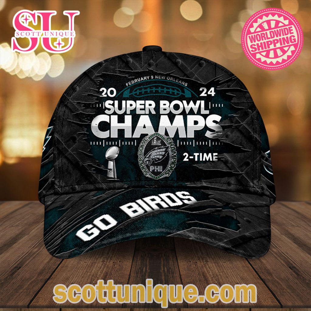 Super Bowl LIX Champs 2025 Philadelphia Eagles 2 Time Black Cap Classic1 Super Bowl LIX Champs 2025 Philadelphia Eagles 2 Time Black Cap Classic1