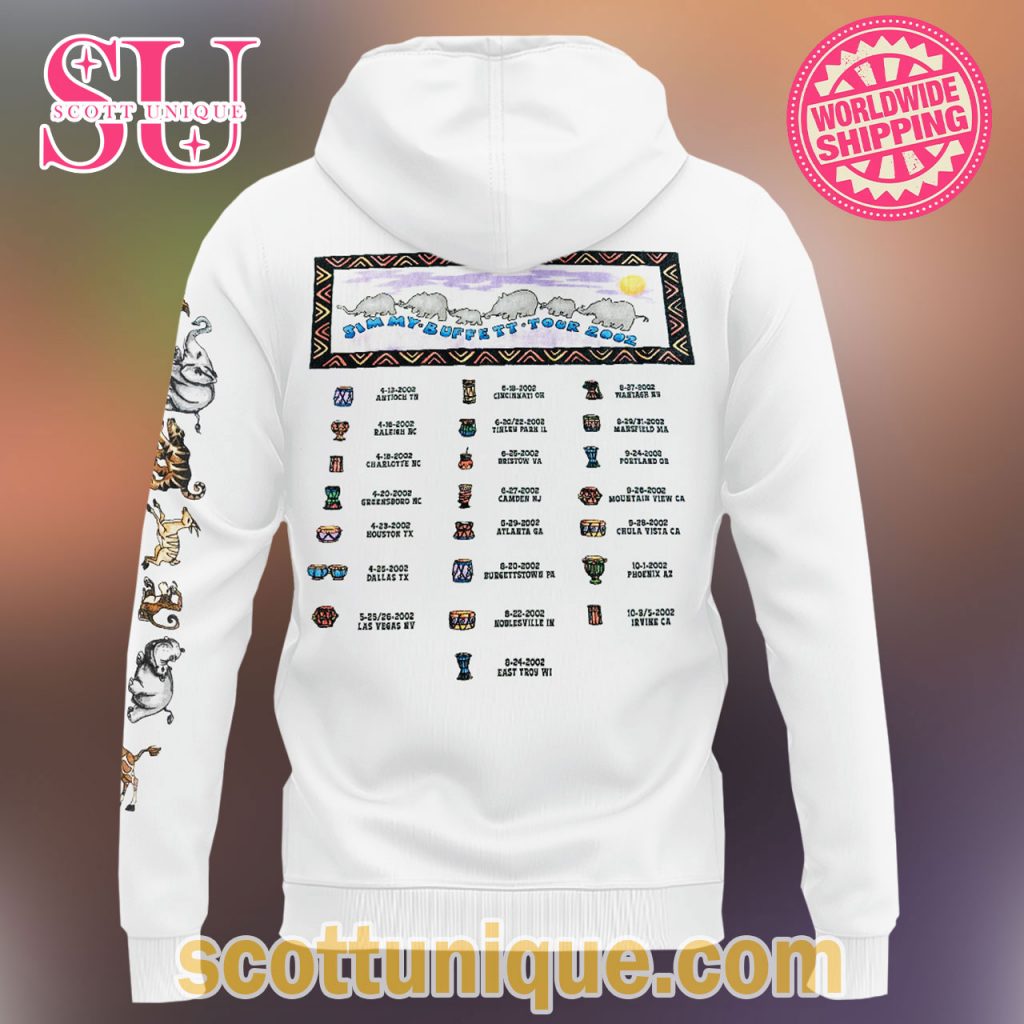Jimmy Buffett Far Side Of The World Tour 2002 Vintage Limited Edition Hoodie1 Jimmy Buffett Far Side Of The World Tour 2002 Vintage Limited Edition Hoodie1