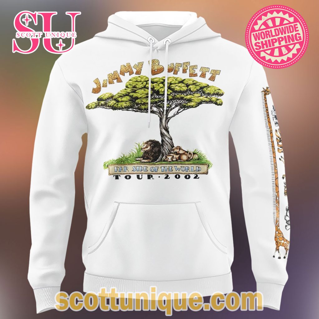 Jimmy Buffett Far Side Of The World Tour 2002 Vintage Limited Edition Hoodie2 Jimmy Buffett Far Side Of The World Tour 2002 Vintage Limited Edition Hoodie2