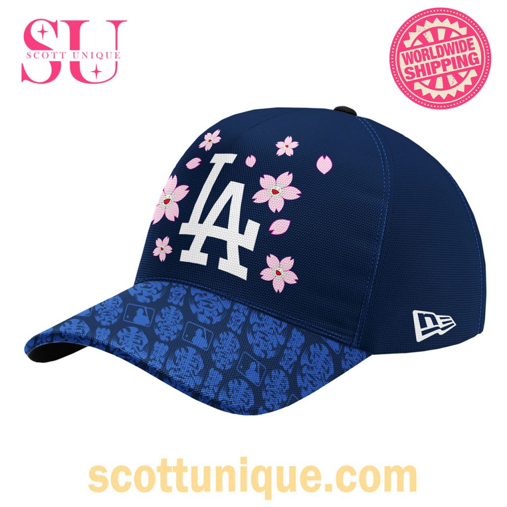 MLB Tour Tokyo Series x Takashi Murakami x Los Angeles Dodgers Navy Classic Cap1 MLB Tour Tokyo Series x Takashi Murakami x Los Angeles Dodgers Navy Classic Cap1
