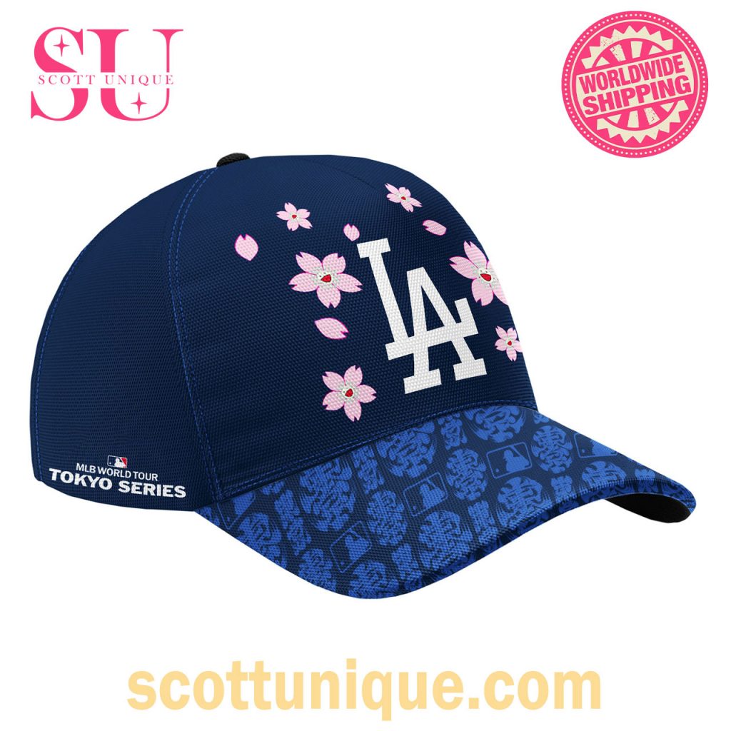 MLB Tour Tokyo Series x Takashi Murakami x Los Angeles Dodgers Navy Classic Cap3 MLB Tour Tokyo Series x Takashi Murakami x Los Angeles Dodgers Navy Classic Cap3