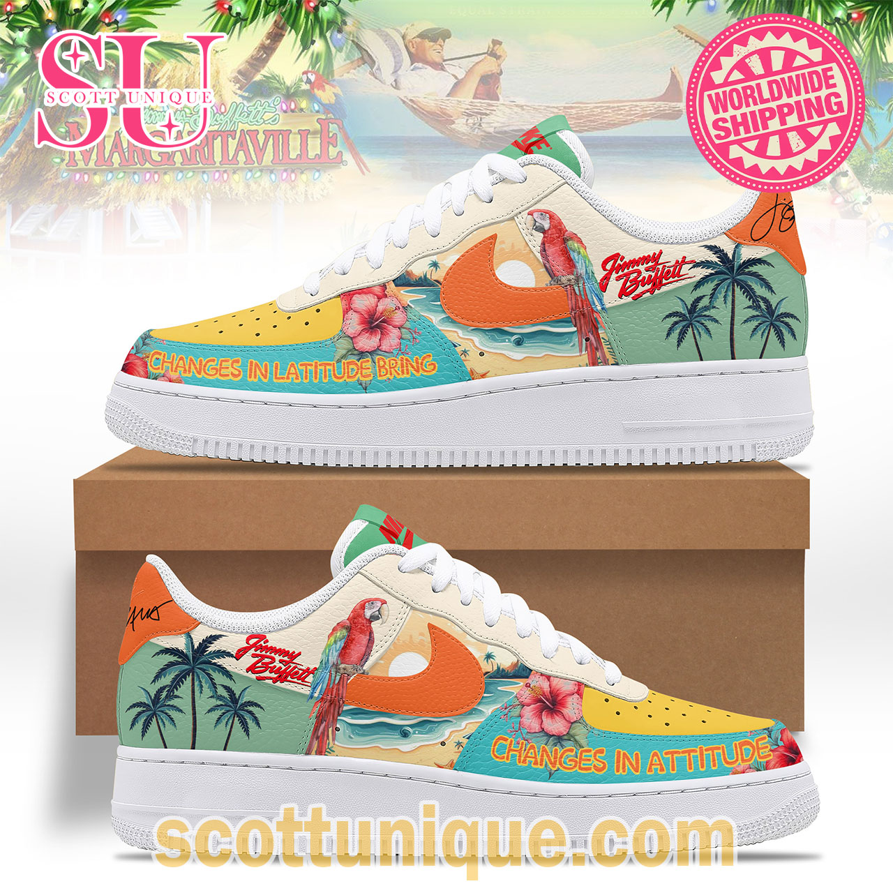 Jimmy Buffett Changes In Latitude Bring Nike Air Force 1 Shoes