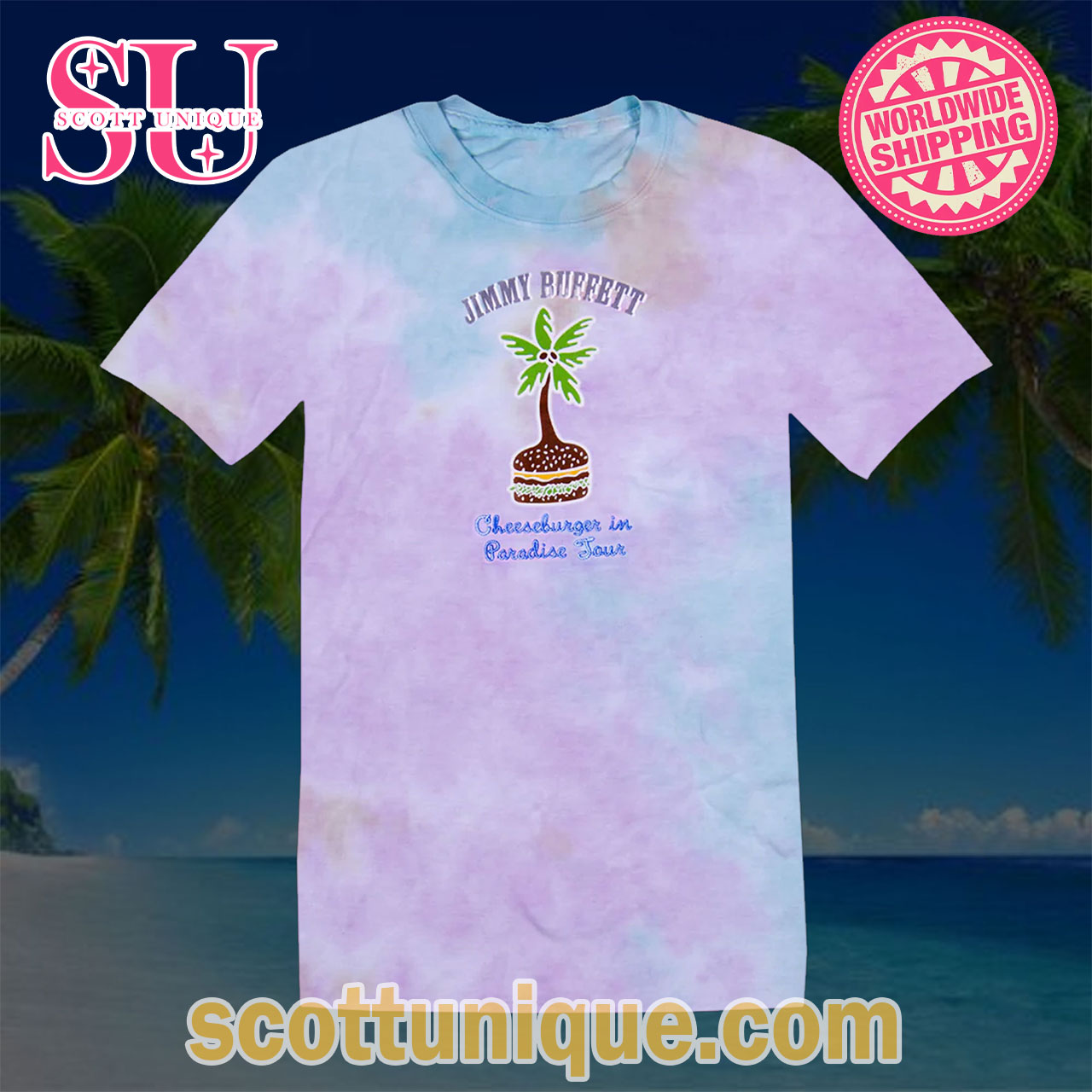 Jimmy Buffett 1978 Cheeseburger in Paradise Tour Vintage Shirt