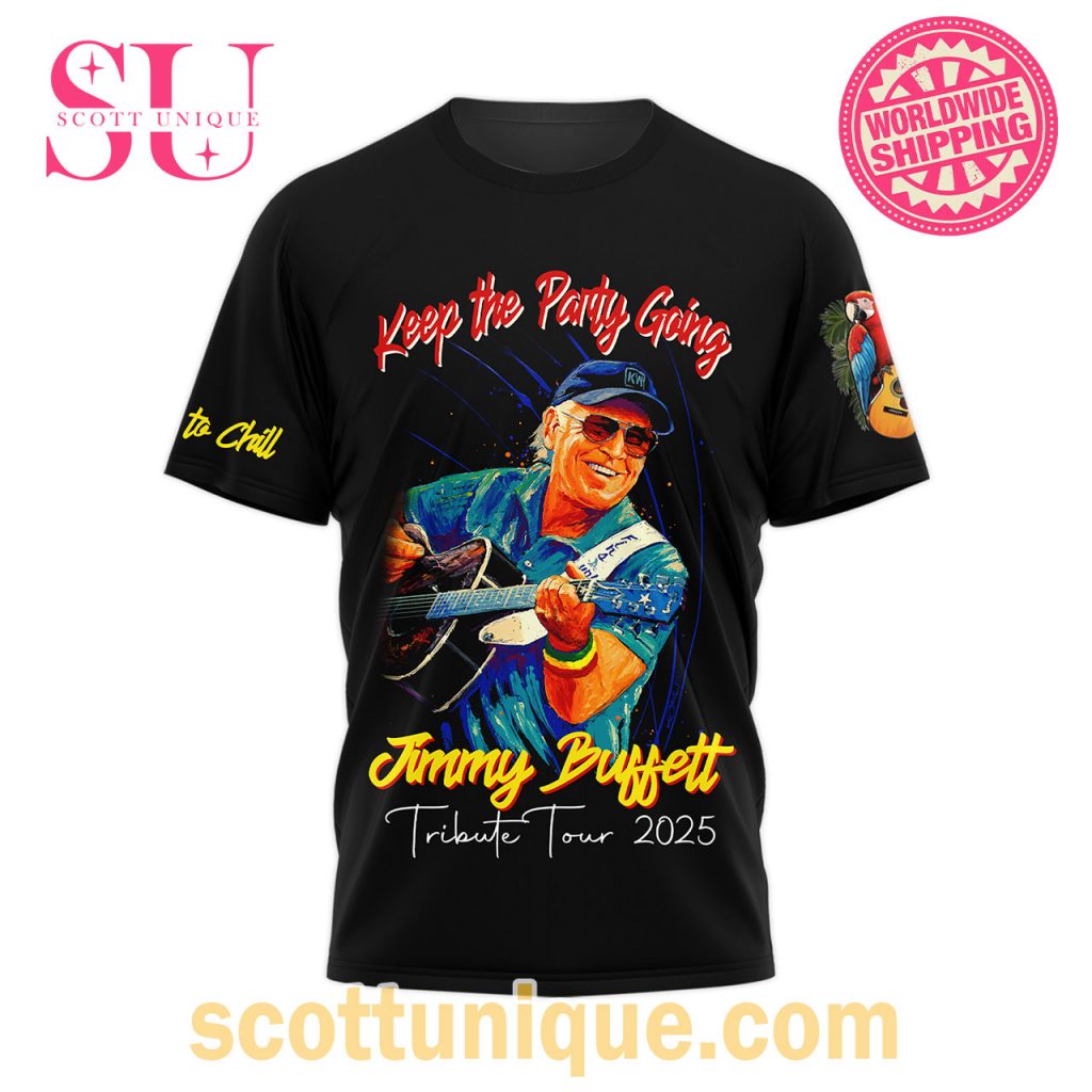 Jimmy Buffett Keep The Party Going Tribute Tour 2005 T Shirt3