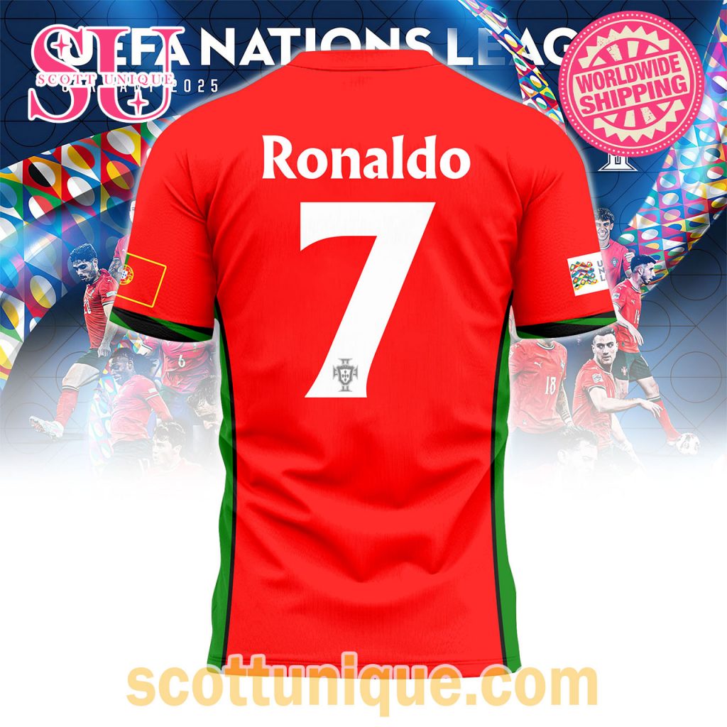 Ronaldo 7 UEFA Nations League 2024 2025 Champions T Shirt2 Ronaldo 7 UEFA Nations League 2024 2025 Champions T Shirt2