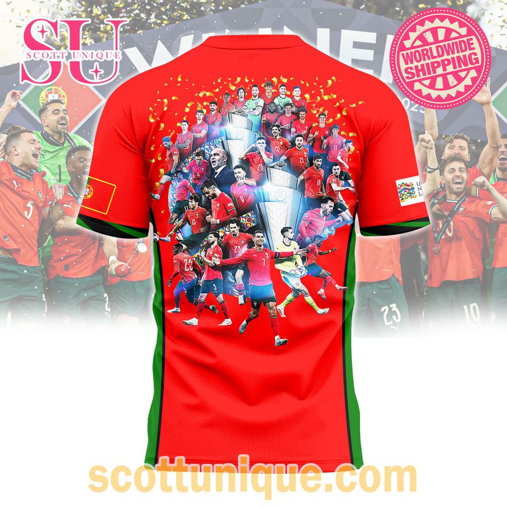 UEFA Nations League 2024 2025 Champions T Shirt2 UEFA Nations League 2024 2025 Champions T Shirt2
