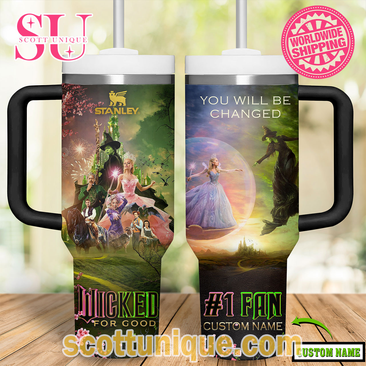 Wicked For Good Movie Custom For Fan Stanley Tumbler