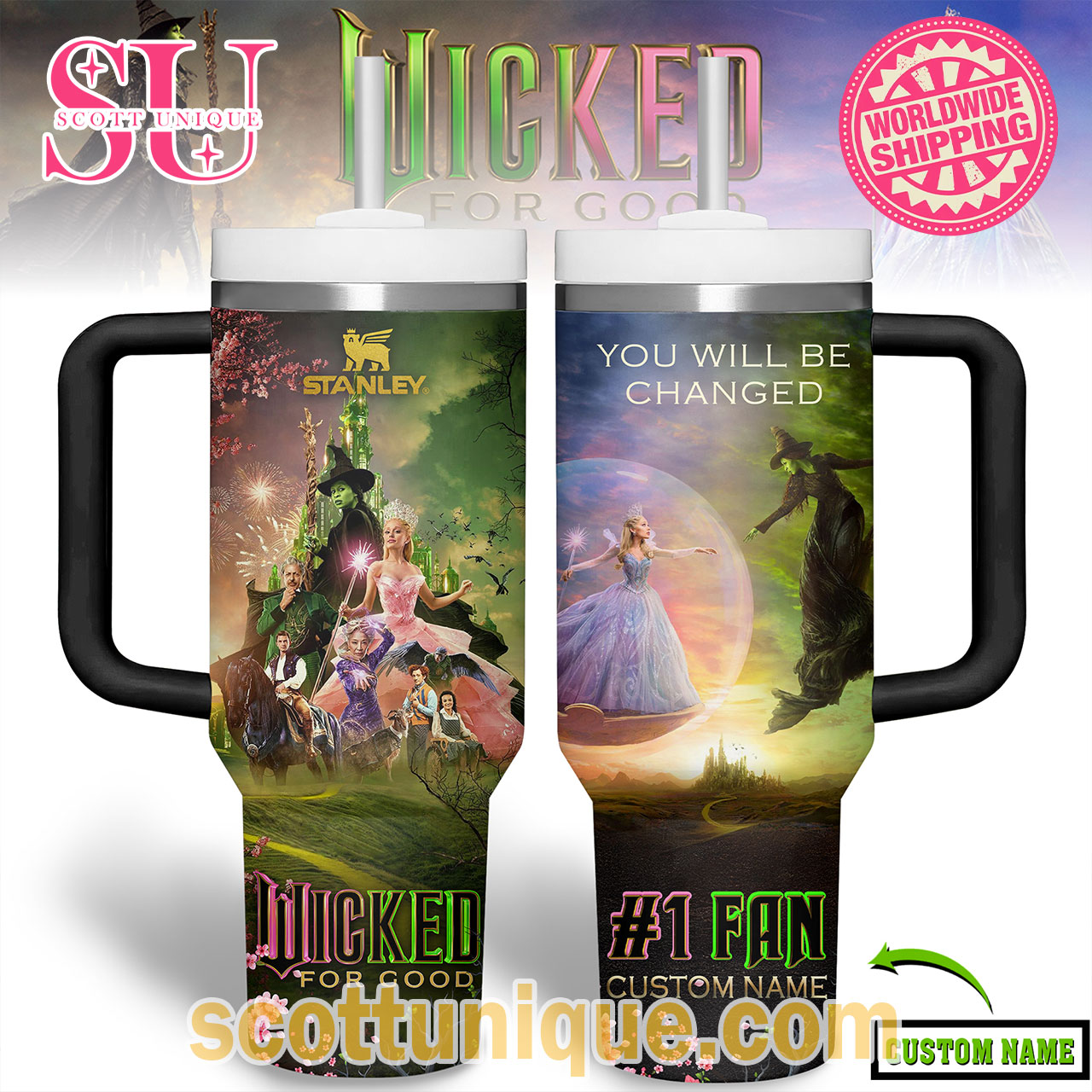 Wicked For Good Movie Custom For Fan Stanley Tumbler