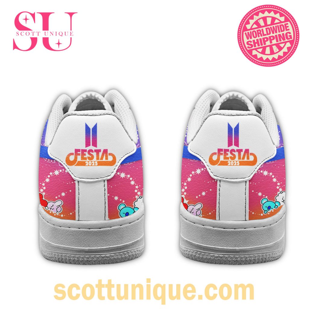 BTS We Are Back We purple You Air Force Shoes3