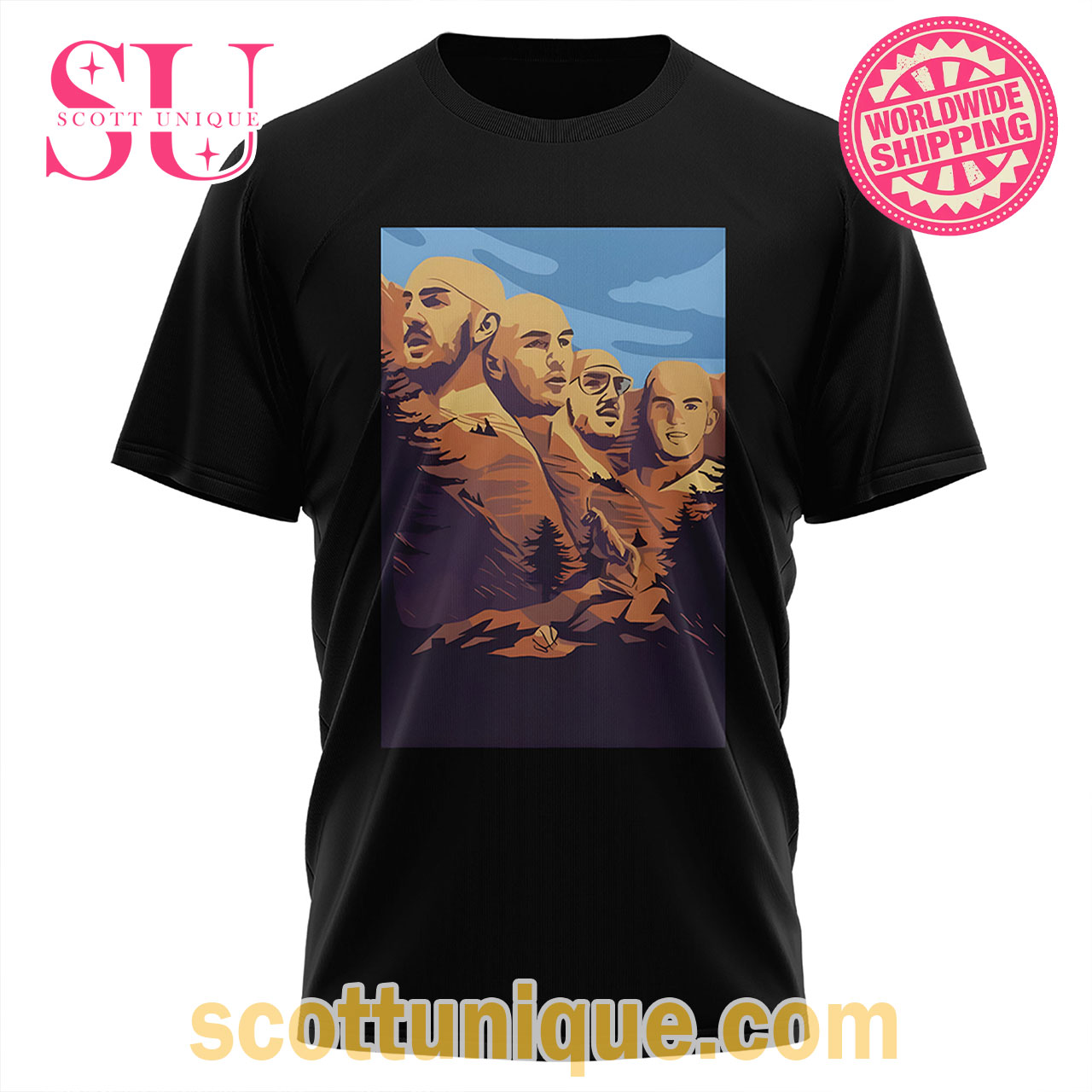 Oklahoma City Thunder NBA x Alex Caruso Mount Rushmore Shirt