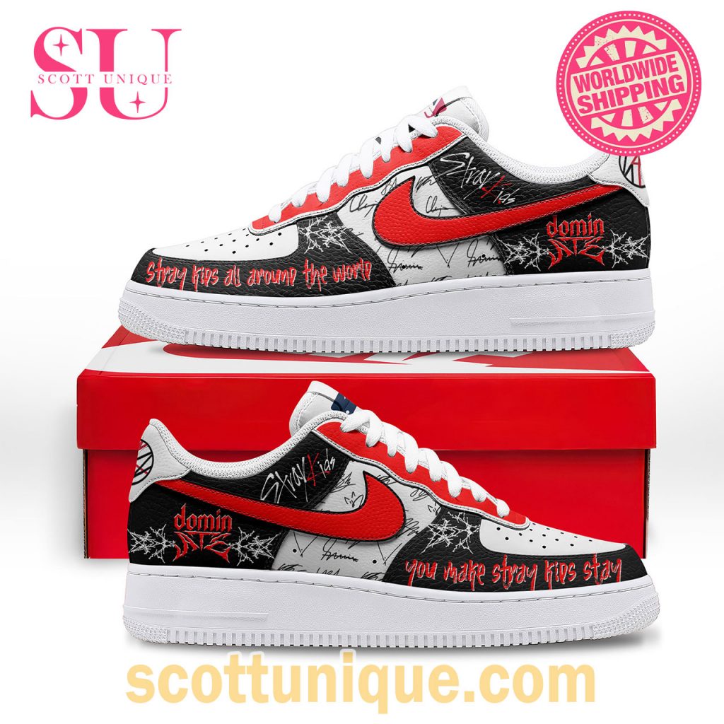 Stray Kids All Around The World Air Force Shoes1 Stray Kids All Around The World Air Force Shoes1