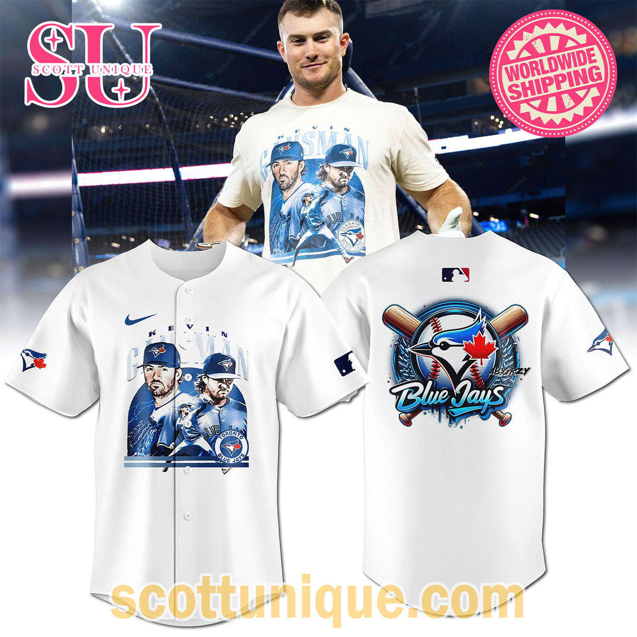 Toronto Blue Jays Kevin Gausman Baseball Jersey